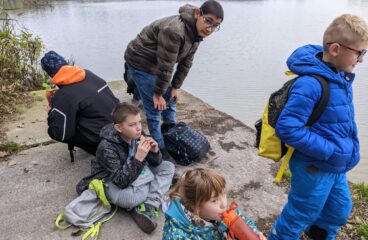 Výlov rybníka Bezruč 4.A a 6.B