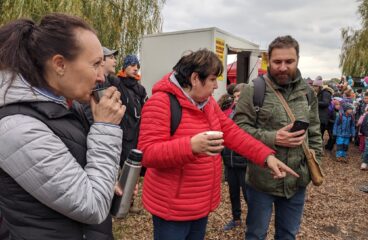 Výlov rybníka Bezruč 4.A a 6.B