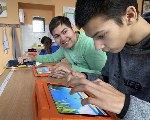 8.B Angličtina s iPady a Kahoot