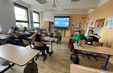 8.B Angličtina s iPady a Kahoot