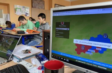 8.B Angličtina s iPady a Kahoot
