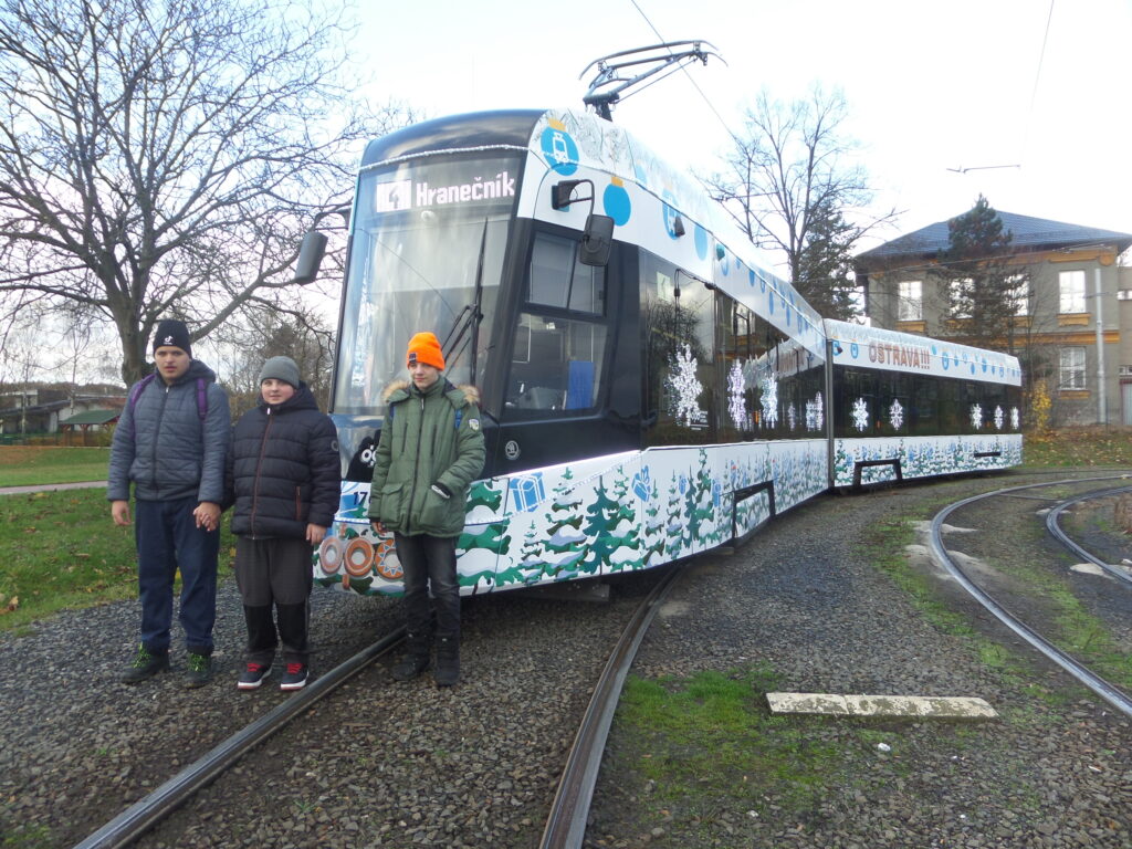 SC - jízda vánoční tramvají