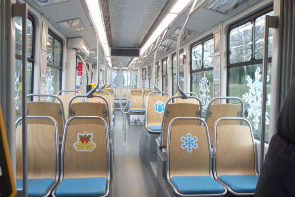 SC - jízda vánoční tramvají