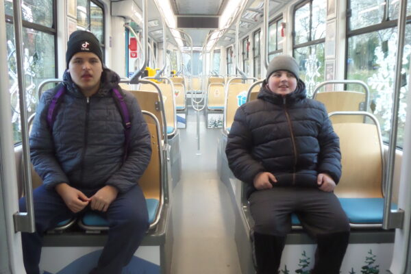 SC - jízda vánoční tramvají