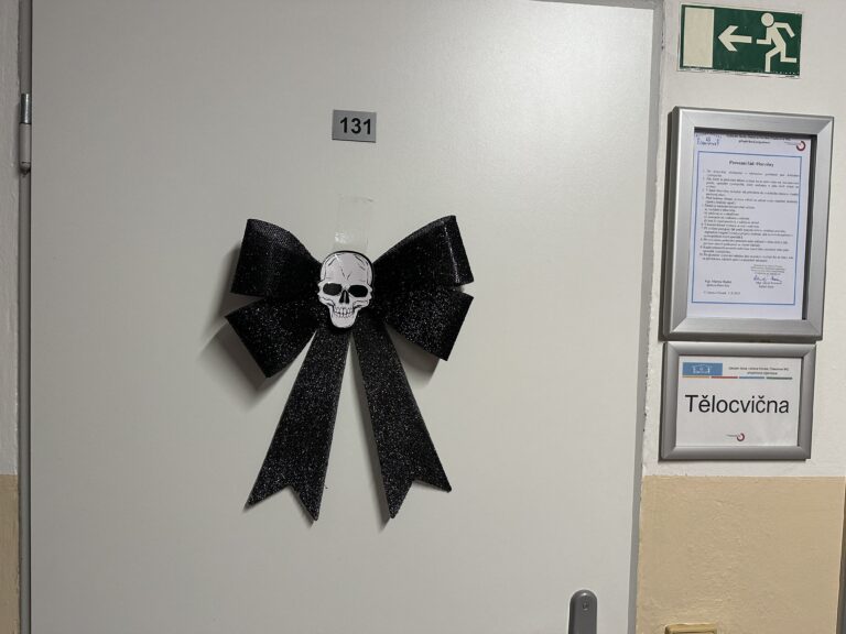 Halloween - výzdoba školy